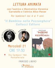 Libri in Piazza si riempie di voci e colori con "Il Bambino nella Pozzanghera"