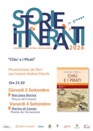 Doppio appuntamento con la presentazione di "Chiù e i Pirati" di Andrea Meschi