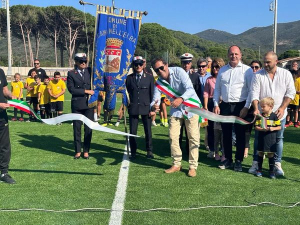 Campo: inaugurato il nuovo centro sportivo Teseo Tesei. "Una promessa che si è concretizzata"