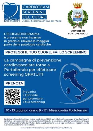 Continua la collaborazione della Cardioteam Foundation con il Comune di Portoferraio