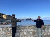 Grazie all'arte del Maestro Luca Polesi il "ricordo in ferro" del pontile di Vigneria