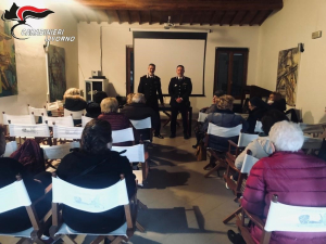 Rio: un incontro con i Carabinieri per riconoscere e contrastare i tentativi di truffa