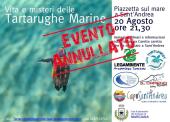 Annullata per allerta meteo l’iniziativa sulle tartarughe marine a Sant’Andrea