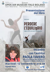 “Perdere l’equilibrio” di Paola Favero all’Open Air Museum Italo Bolano
