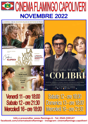 Al Cinema Teatro Flamingo in programmazione &quot;LA VITA E&#039; UNA DANZA&quot; e &quot;IL COLIBRI&#039;&quot;