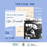Voci dal '900 - nel primo appuntamento Maria Gisella Catuogno presenta Elsa Morante