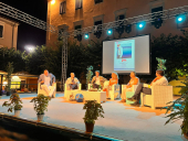 Alcuni momenti delle serata del Premio Strega all'Elba