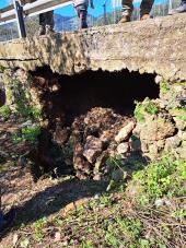 Voragine di Rio: la strada resta per ora chiusa, si verifica l'evoluzione del fenomeno