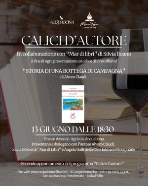 All'Azienda Agricola Acquabona la presentazione di "Storia di una bottega di campagna" di Alvaro Claudi