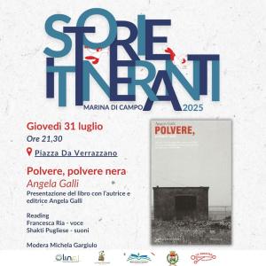 &quot;Polvere, polvere nera&quot; di Angela Galli a Storie Itineranti 2025