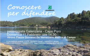 Conoscere per difendere: camminata a Galenzana e Capo Poro