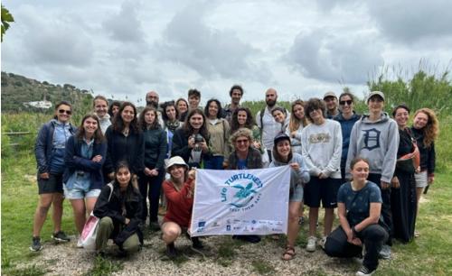 Gli universitari di Padova all’Aula VerdeBlu di Mola per parlare delle tartarughe marine dell’Elba