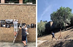 Due artisti elbani a Proceno per "Tracce di Cammino. Arte contemporanea lungo la Via Francigena"