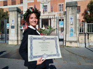 La laurea di Beatrice Rebua