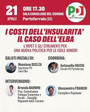 I costi dell'insularità, incontro pubblico a Portoferraio