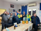 La consegna dei DAE di "A Cuore..." alla Misericordia Pomonte e Chiessi