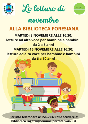 Letture a voce alta per bambini alla Biblioteca Foresiana