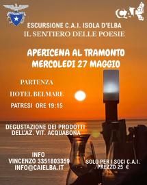 Apericena al tramonto con il CAI Elba