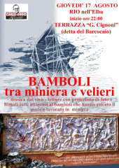 “Bamboli tra miniera e velieri” il 17 agosto questo a Rio nell'Elba