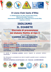 "Isoliamo il diabete", giornate di prevenzione sul territorio comunale campese