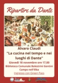 Ripartire da Dante - Alvaro Claudi &quot;La cucina nel tempo e nei luoghi di Dante&quot;