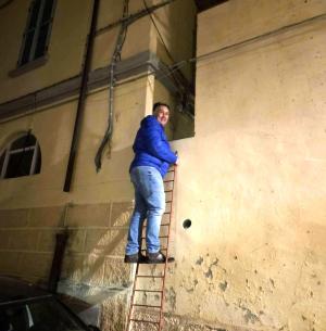 A Sciambere del Consigliere sulla scala (a rischio gropponata)