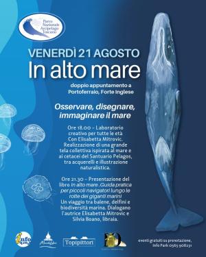 ‘In alto mare’: arte, scienza e natura per scoprire i giganti del mare