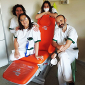 Una nuova poltrona per il reparto di oncologia dell'ospedale di Portoferraio