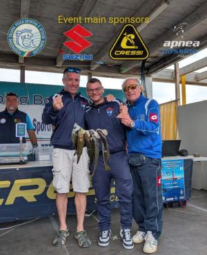 Campionato Italiano per Società di Pesca in Apnea, 9° posto per la squadra del Circolo Teseo Tesei