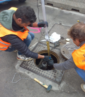 Inizio lavori ex-distributore "Barontini" a Portoferraio