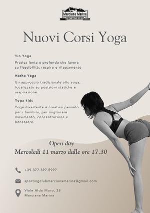 Sporting Club Marciana Marina: partiti i corsi di Pilates, Open Day di Yoga l’11 marzo