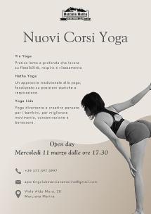 Sporting Club Marciana Marina: partiti i corsi di Pilates, Open Day di Yoga l’11 marzo
