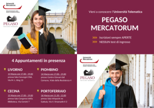 Domani (16 marzo) a Portoferraio l&#039;Open Day delle Università Telematiche Pegaso e Mercatorum