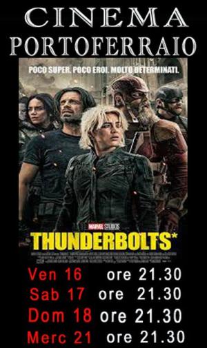 Al Cinema di Portoferraio &quot;Thunderbolts”