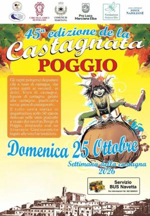 Domani la 45ª edizione della Castagnata di Poggio