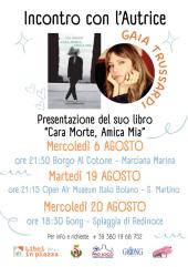 Gaia Trussardi presenta il suo esordio letterario “Cara Morte, Amica Mia” in tre suggestive tappe elbane
