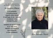 La Comunità Pastorale di Portoferraio ricorda don Antonio Mazzi ad un mese dalla sua scomparsa