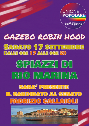 Proseguono gli appuntamenti elbani della lista Unione Popolare, il 17 settembre a Rio Marina