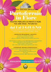 "Portoferraio in Fiore" dal 1 al 5 giugno la mostra mercato di piante e fiori al Viale delle Ghiaie