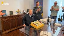 Ottanta anni in "Fiamme Gialle", la GdF festeggia il compleanno di Bernardo Amoroso militare in congedo