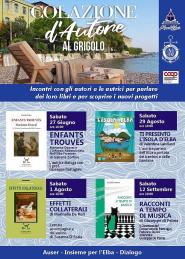Torna la rassegna letteraria "Colazione d'Autore al Grigolo"