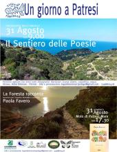 Un giorno a Patresi, tra sentieri, poesie, racconti e foreste sul mare