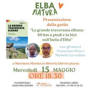 A Libri in Piazza la presentazione della guida &quot;La Grande Traversata Elbana&quot;