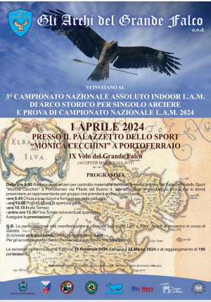 A Pasquetta il 3° Campionato Nazionale Indoor L.a.m. di Arco storico al Palazzetto &quot;Monica Cecchini&quot;