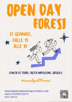 L’ISIS “Foresi” incontra studenti e famiglie in vista delle iscrizioni 2026-2027