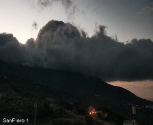 Nube convettiva sull&#039;Elba Occidentale
