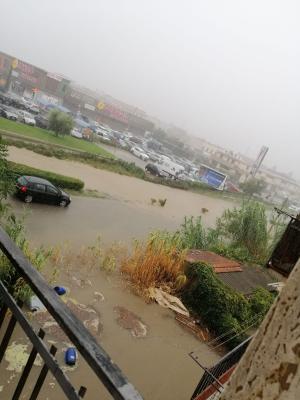 Violento nubifragio su Portoferraio