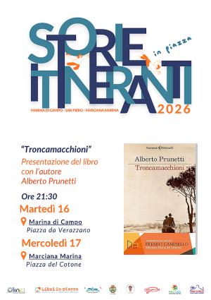 Storie Itineranti in Piazza, doppio appuntamento con Alberto Prunetti ed il suo "Troncamacchioni"