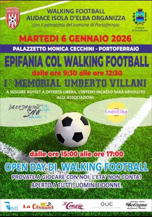 Epifania con il Calcio Camminato. Primo Memorial Umberto Villani
