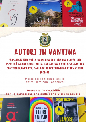 Autori in Vantina, stasera la presentazione a Capoliveri